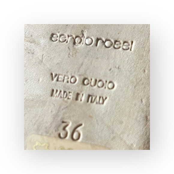 Sergio Rossi ❤︎︎ Heart Shaped Thong Leather Sandals ❤︎︎ Cornflower Blue ❤︎︎ 36 - Picture 14 of 16